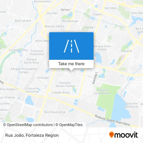 Rua João map