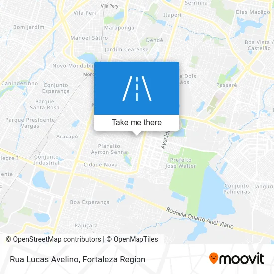 Rua Lucas Avelino map