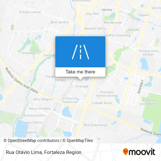Rua Otávio Lima map