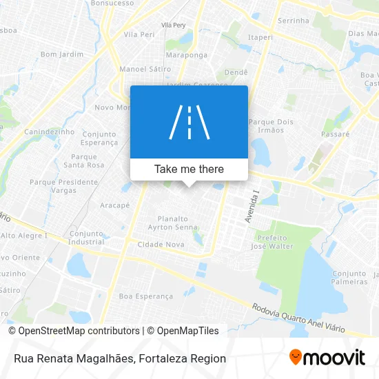 Rua Renata Magalhães map