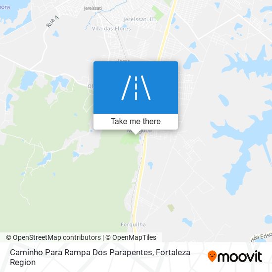 Caminho Para Rampa Dos Parapentes map