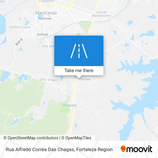 Rua Alfredo Corrêa Das Chagas map