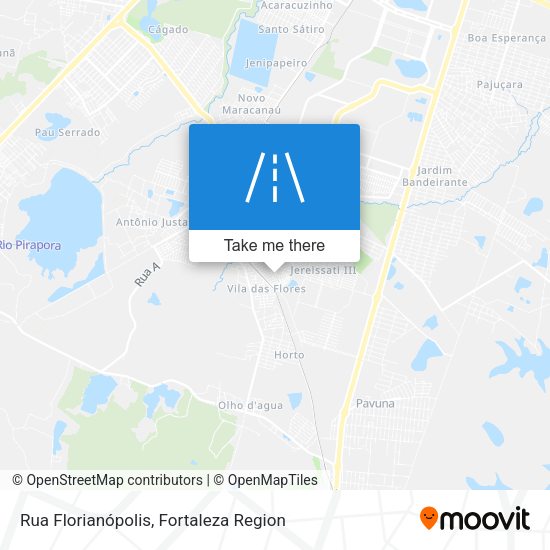 Rua Florianópolis map
