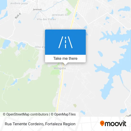 Rua Tenente Cordeiro map