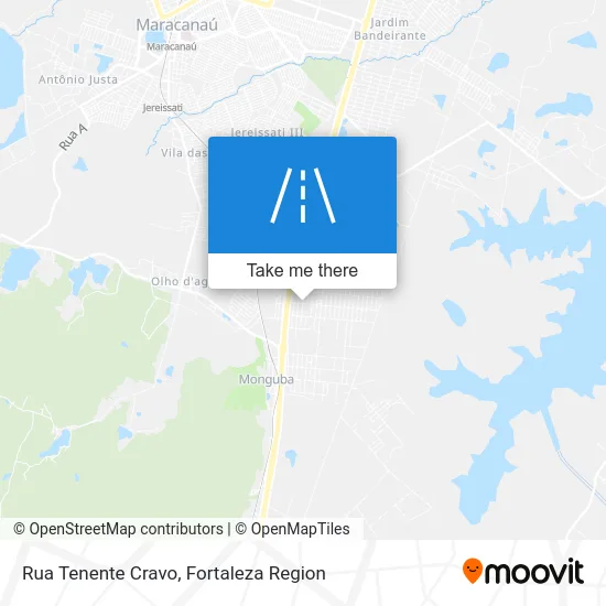 Rua Tenente Cravo map