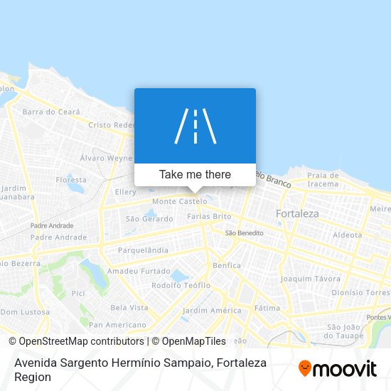 Avenida Sargento Hermínio Sampaio map