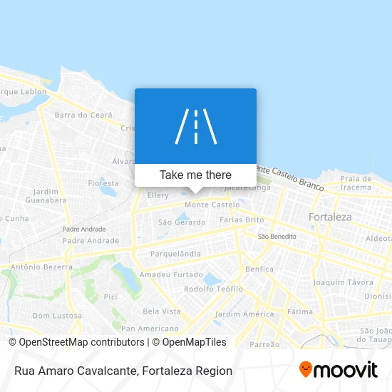 Rua Amaro Cavalcante map