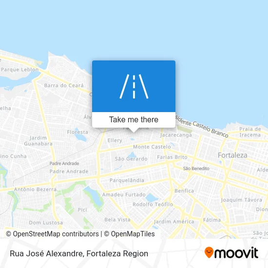 Rua José Alexandre map