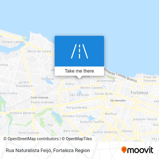 Rua Naturalista Feijó map