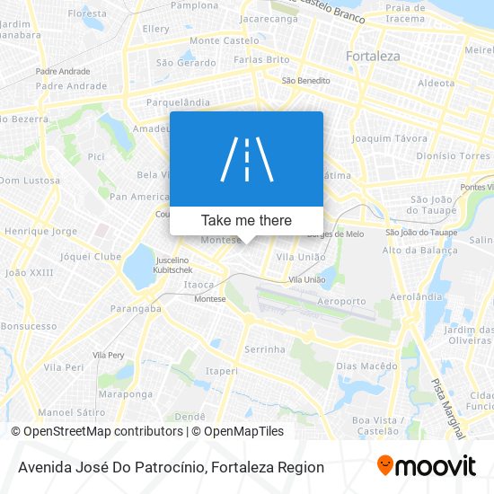 Avenida José Do Patrocínio map