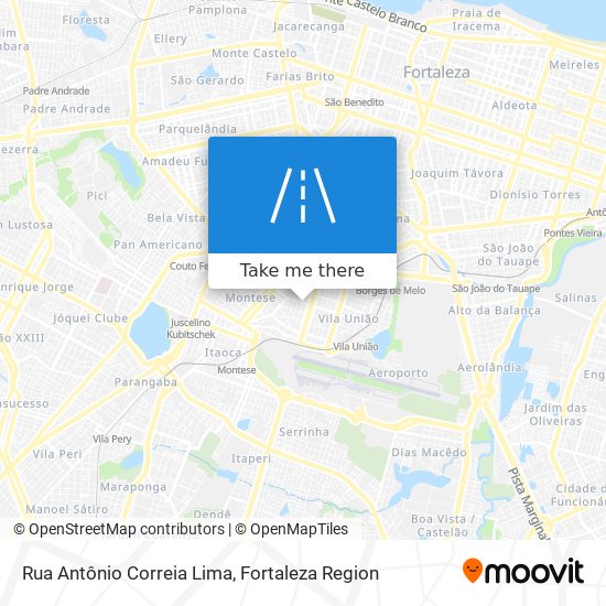 Rua Antônio Correia Lima map