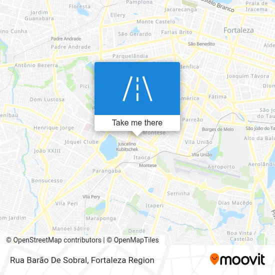 Rua Barão De Sobral map