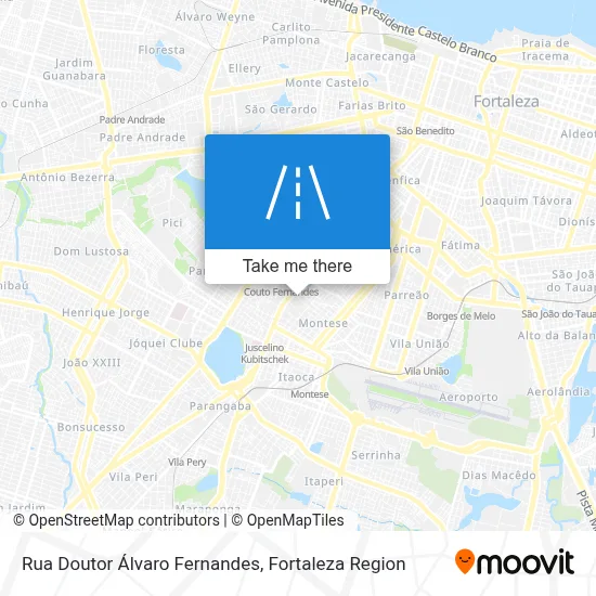 Rua Doutor Álvaro Fernandes map