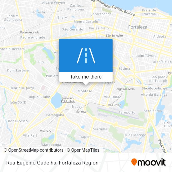 Rua Eugênio Gadelha map