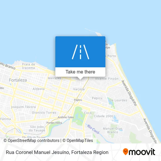 Rua Coronel Manuel Jesuíno map