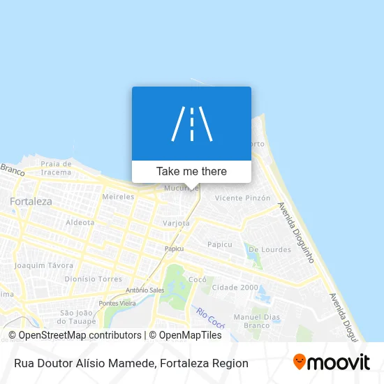 Rua Doutor Alísio Mamede map
