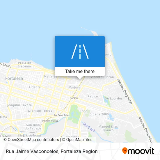 Rua Jaime Vasconcelos map
