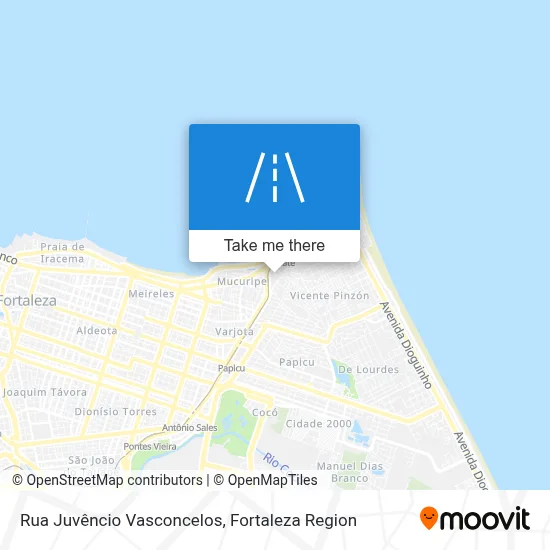 Rua Juvêncio Vasconcelos map