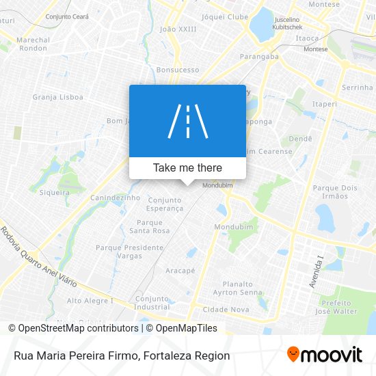 Rua Maria Pereira Firmo map