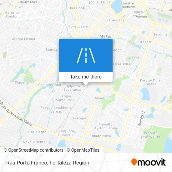 Rua Porto Franco map