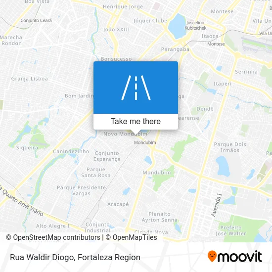Rua Waldir Diogo map