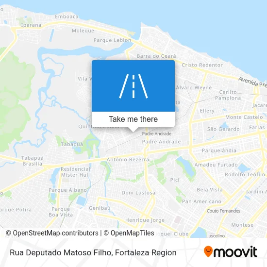 Rua Deputado Matoso Filho map