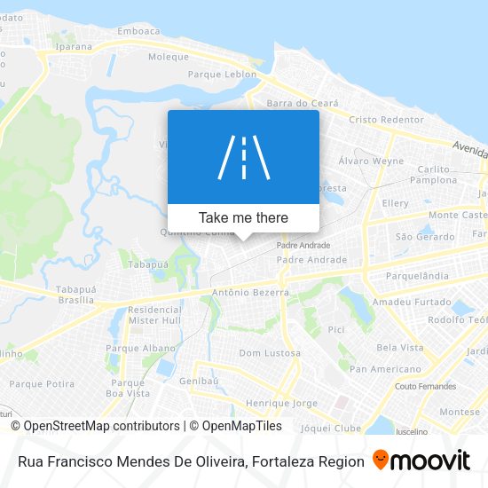 Rua Francisco Mendes De Oliveira map