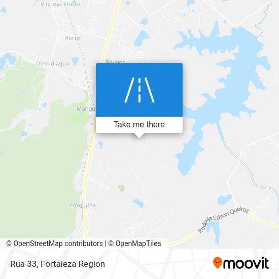 Rua 33 map