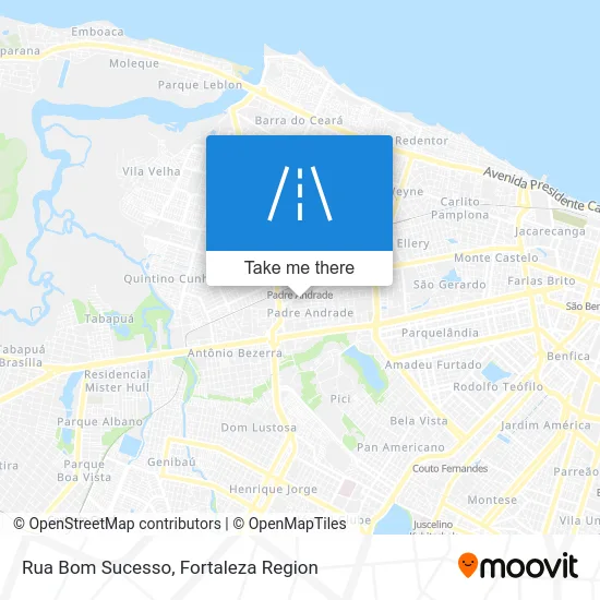 Rua Bom Sucesso map