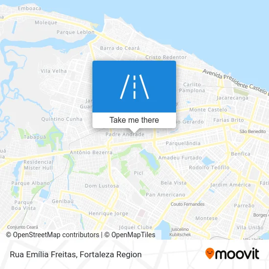 Rua Emília Freitas map