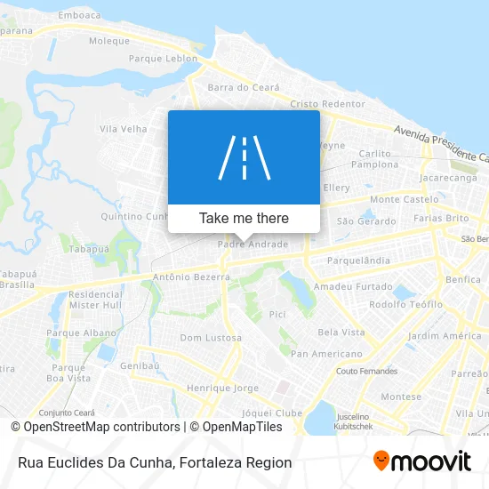 Rua Euclides Da Cunha map