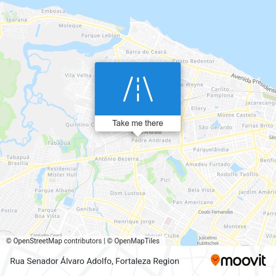 Rua Senador Álvaro Adolfo map