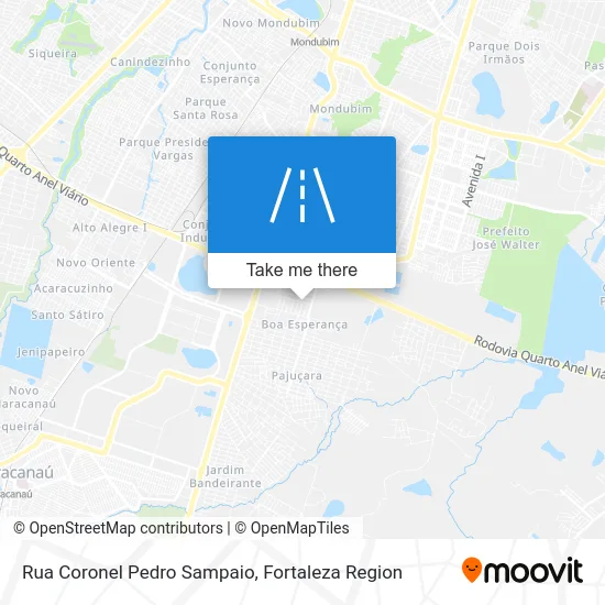 Rua Coronel Pedro Sampaio map