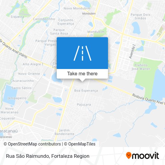 Rua São Raimundo map