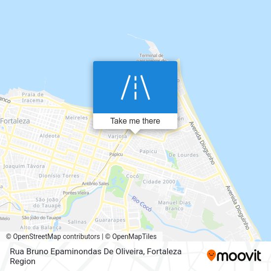 Rua Bruno Epaminondas De Oliveira map