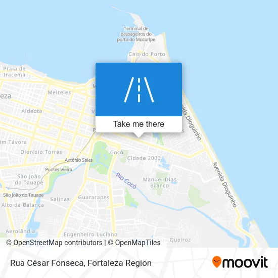 Rua César Fonseca map