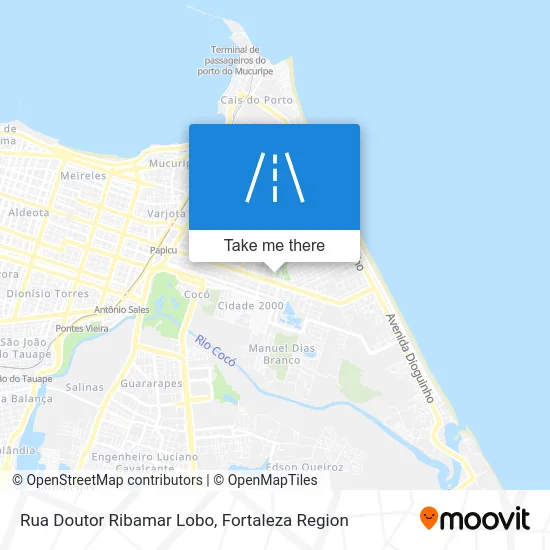 Rua Doutor Ribamar Lobo map