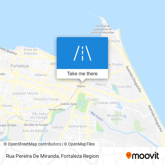 Mapa Rua Pereira De Miranda