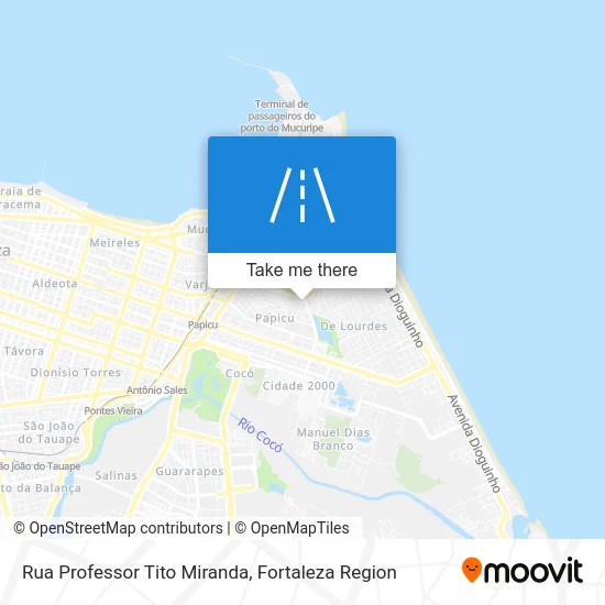Rua Professor Tito Miranda map