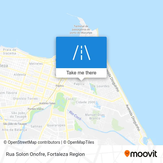 Rua Solon Onofre map