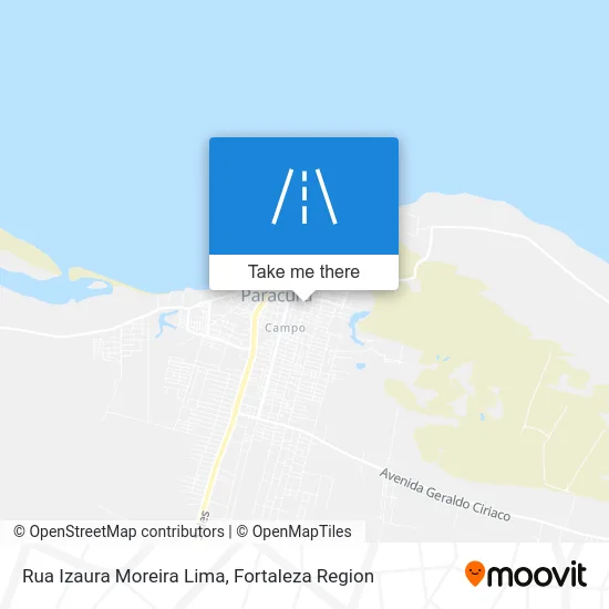 Rua Izaura Moreira Lima map