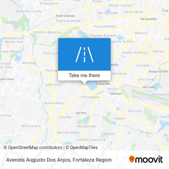 Avenida Augusto Dos Anjos map