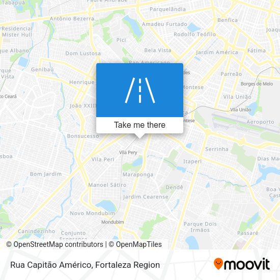 Rua Capitão Américo map