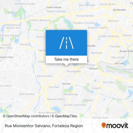Rua Monsenhor Salviano map