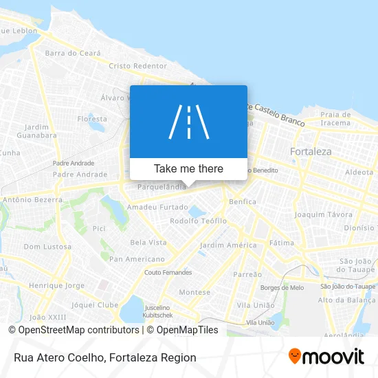 Rua Atero Coelho map