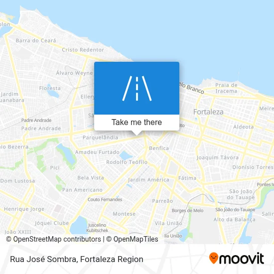 Rua José Sombra map