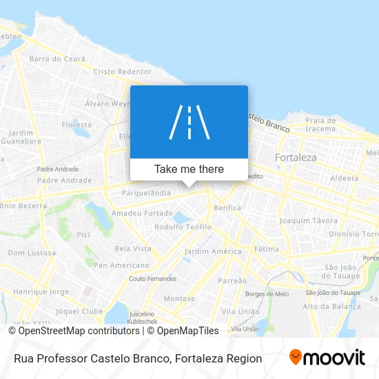 Rua Professor Castelo Branco map