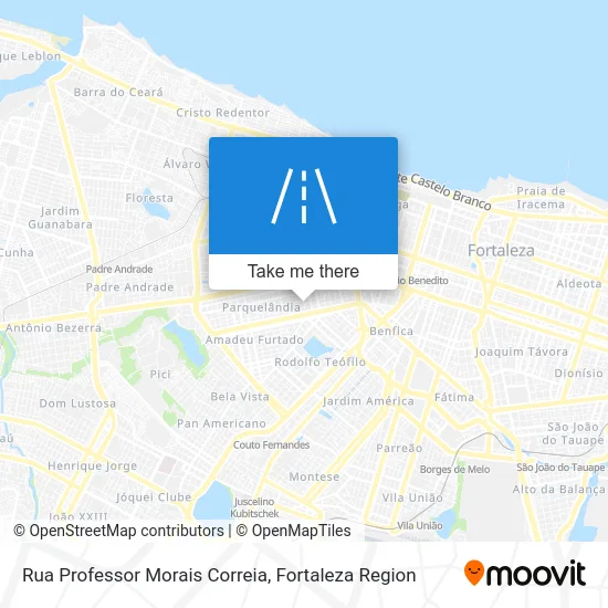 Rua Professor Morais Correia map