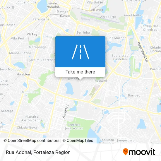 Rua Adonai map