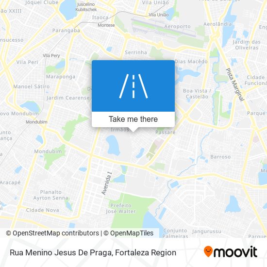 Mapa Rua Menino Jesus De Praga